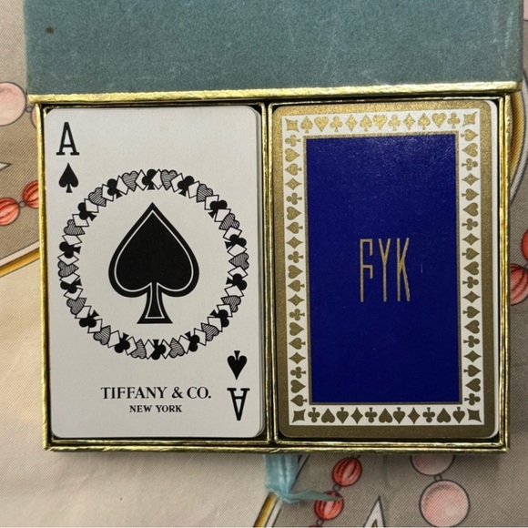 Tiffany&Co. Playing Cards Two Deck vintage Set - Picture 3 of 4